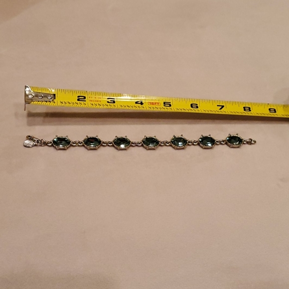 Glitzy  Bella women's Swarovski crystal bracelet. - Picture 2 of 5